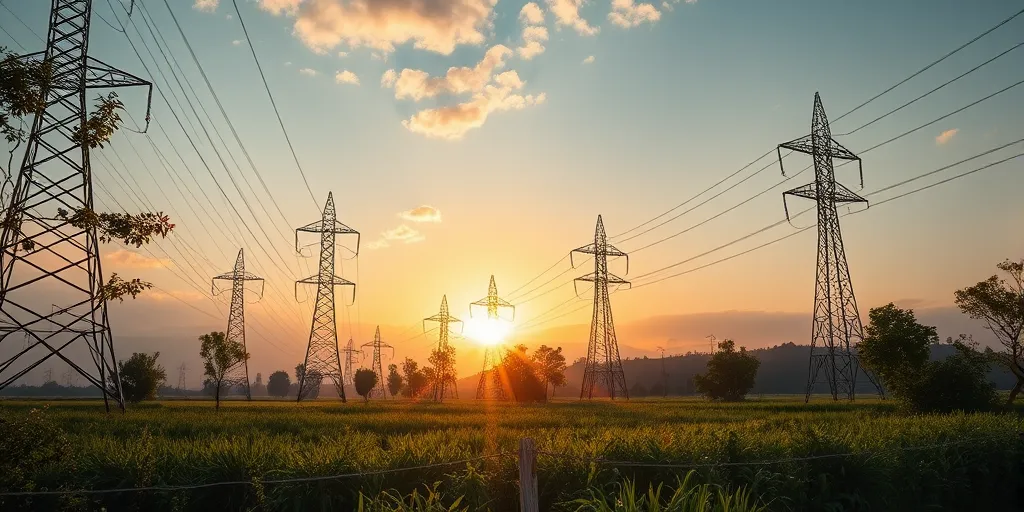 generador de energia con una planta