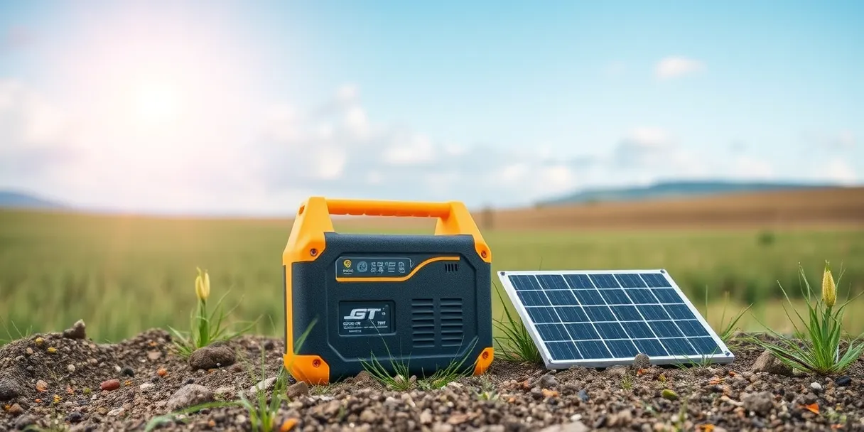 imagen de un generador de energia solar