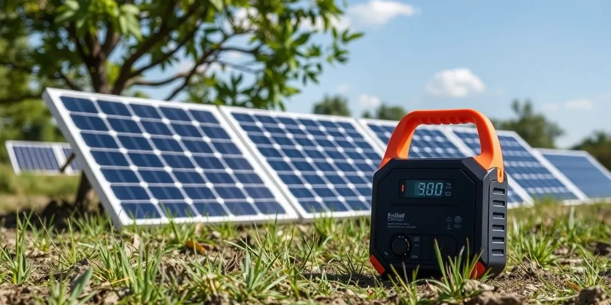 imagen de un generador de energia solar