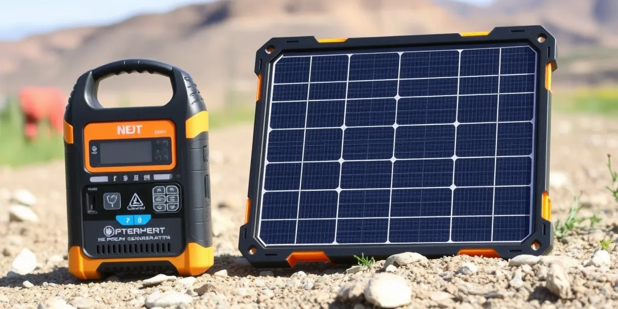 imagen de un generador de energia solar